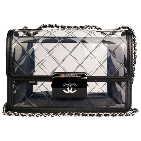 clear chanel handbag|clutch bag chanel price.